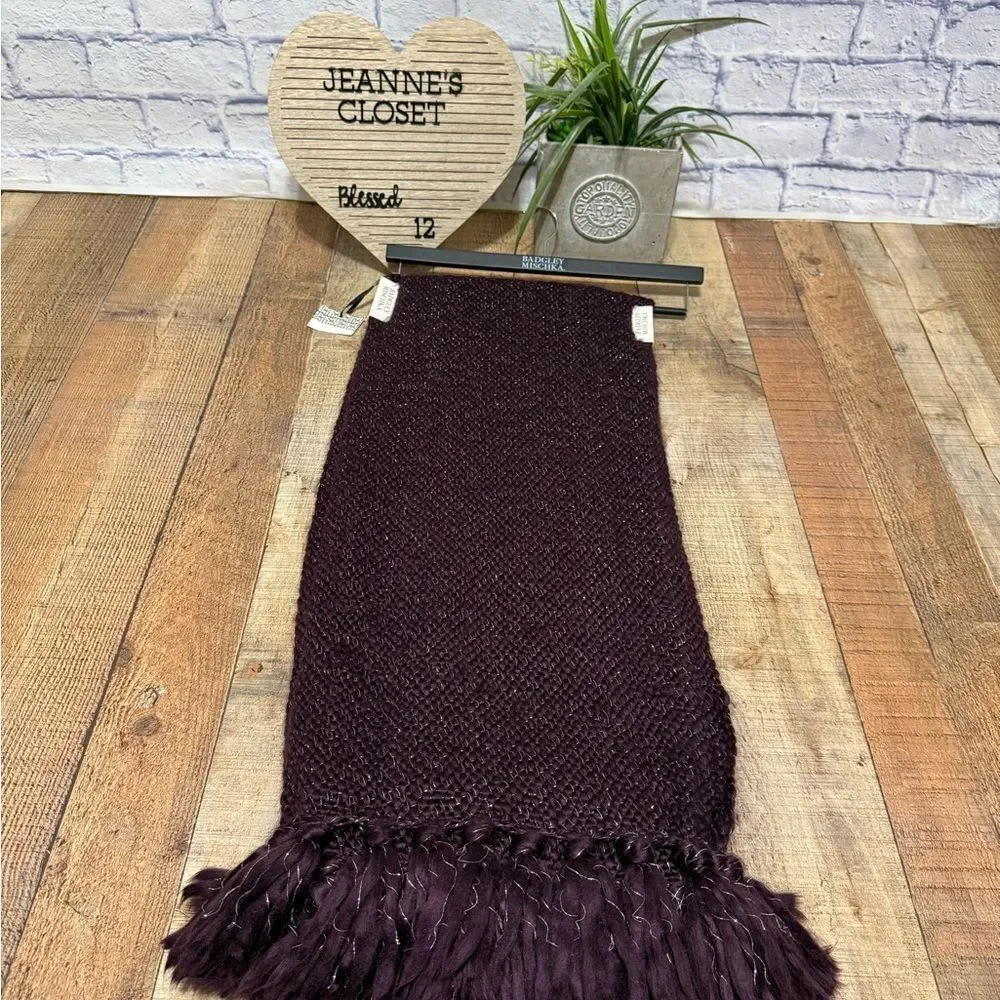 Badgley Mischka Home Fringe Throw 50
